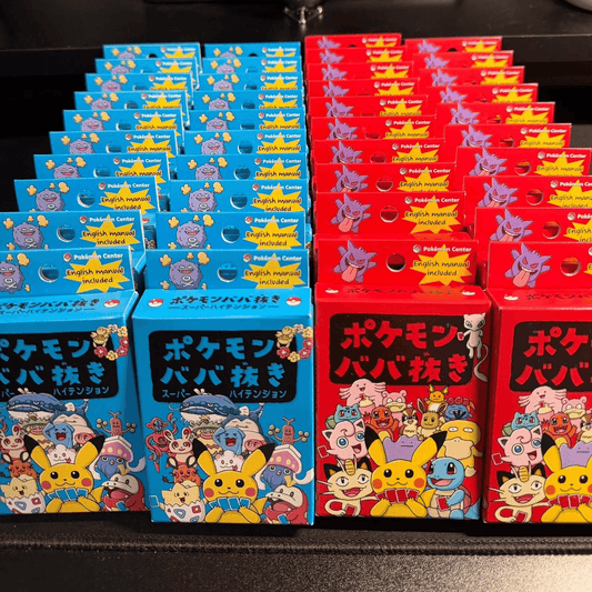 Pokemon Old Maid Super High Tension Red and Blue Card Game Babanuki JP