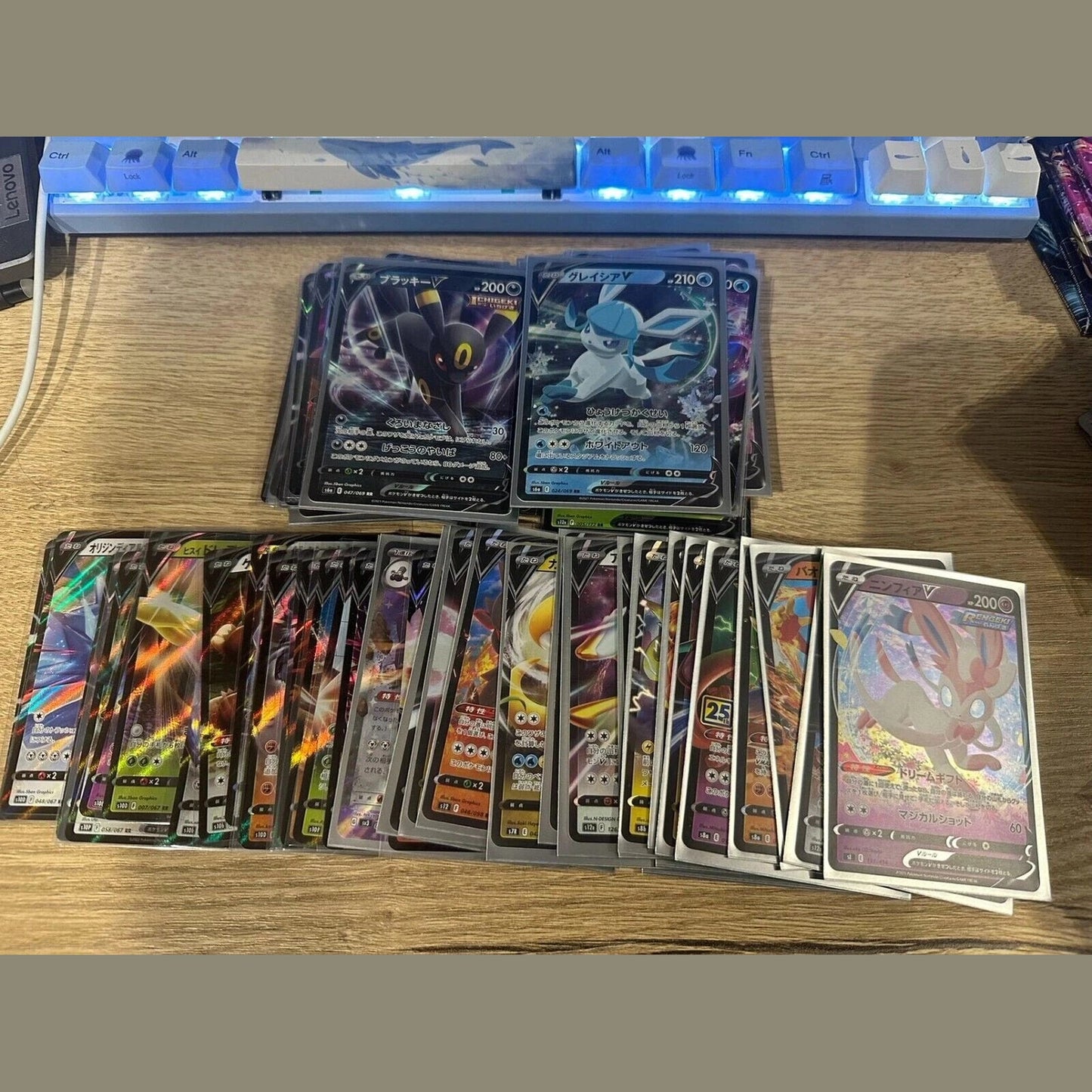 Mint 50 Japanese Pokemon V EX cards bulk bundle