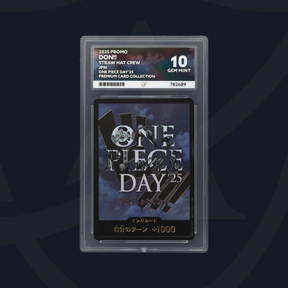 ACE 10 Monkey D. Luffy One Piece Day'25 Premium Card Collection 2025 Promo#P-110 & DON