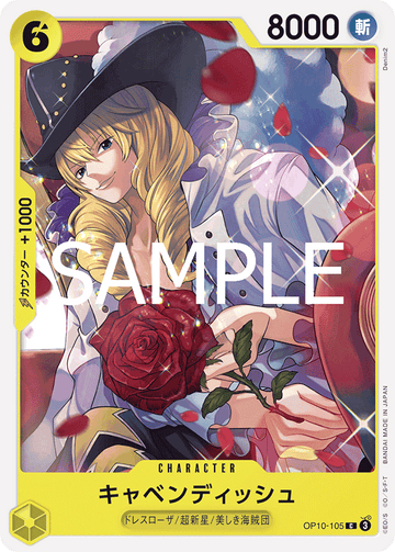 OP10-105 Cavendish Common – One Piece Card Game OP-10 Royal Blood Japanese card
